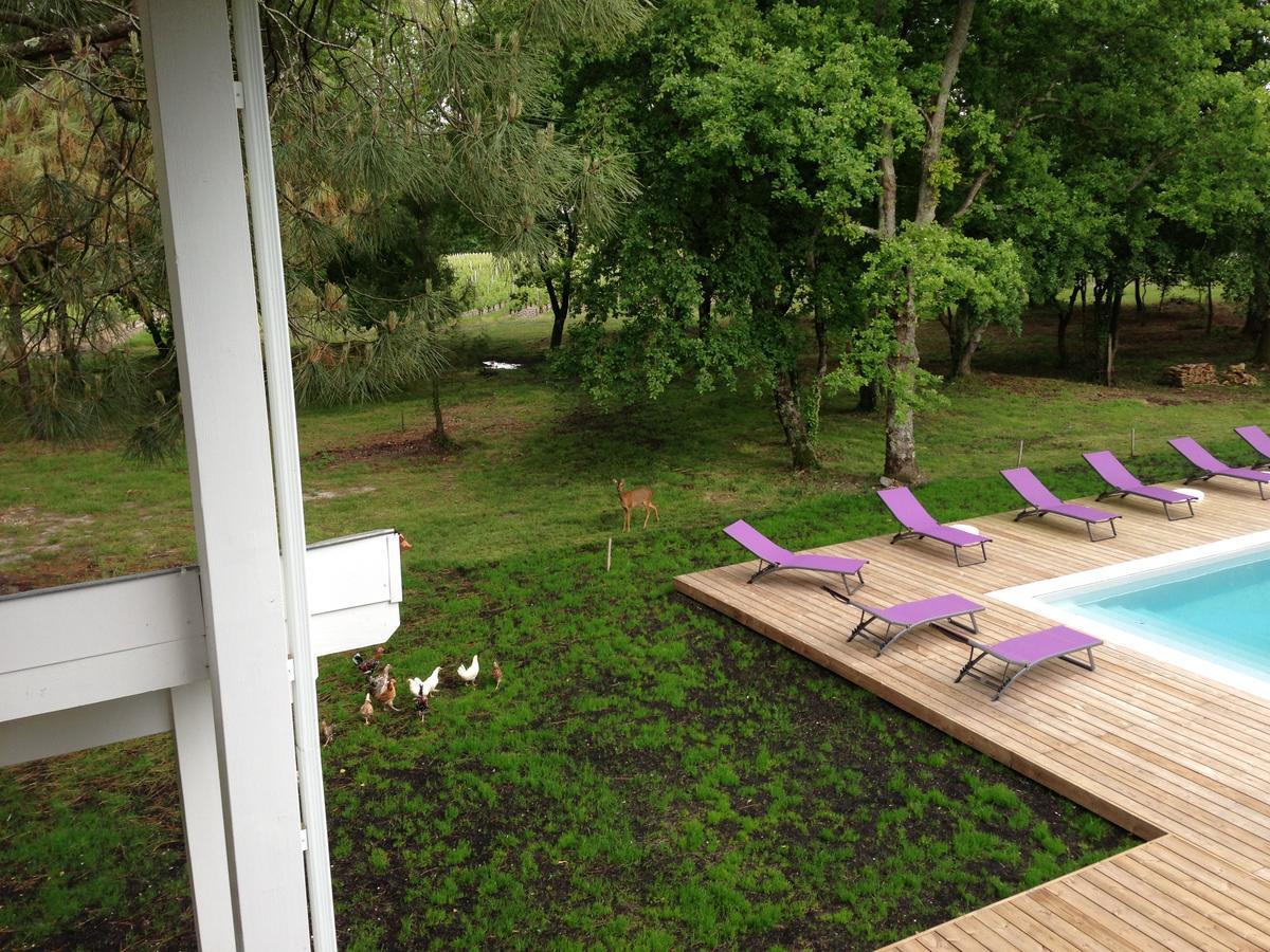 Bed and Breakfast Domaine De Giron Moulis-en-Medoc Екстер'єр фото